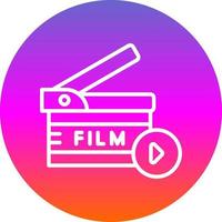 diseño de icono de vector de filmación