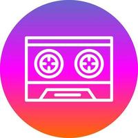 Cassette Vector Icon Design