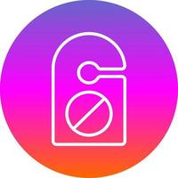 Do Not Disturb Vector Icon Design