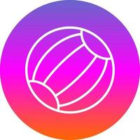 diseño de icono de vector de pelota de playa