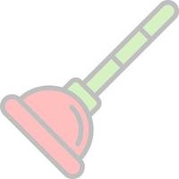 Plunger Vector Icon Design