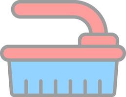 Cleaning Brush Vector Icon Design