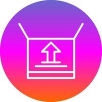Open Box Vector Icon Design
