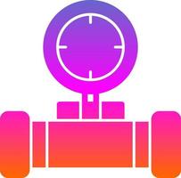 Water Meter Vector Icon Design