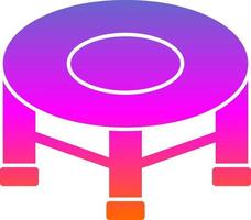Trampoline Vector Icon Design