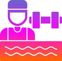 Aerobics Vector Icon Design