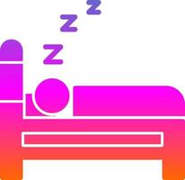 Sleeping Vector Icon Design