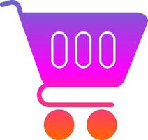 Trolley Vector Icon Design