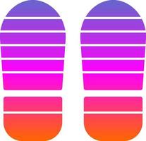 Footsteps Vector Icon Design