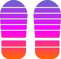 Footsteps Vector Icon Design