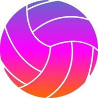 diseño de icono de vector de voleibol