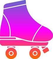 Roller Skate Vector Icon Design