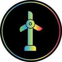 Wind Turbine Vector Icon Design