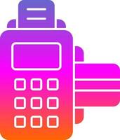 Cashier Machine Vector Icon Design