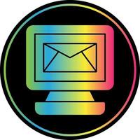 Electronic Mail Vector Icon Design