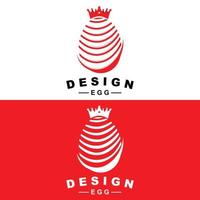 Egg Logo, Egg Farm Design, Chicken Logo, Asian Food Vector