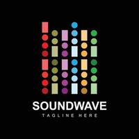 Sound Wave Logo, And Sound Tone Vector Icon Template Music Brand Product