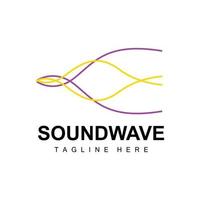 Sound Wave Logo, And Sound Tone Vector Icon Template Music Brand Product