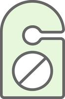 Do Not Disturb Vector Icon Design