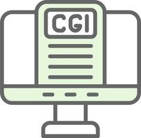 Cgi Vector Icon Design