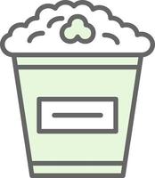 Popcorn Vector Icon Design