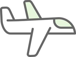 diseño de icono de vector de avión