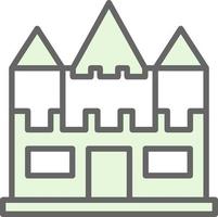 Castle Vector Icon Design