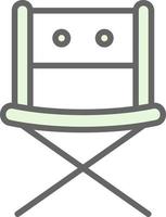 Direstors Chair Vector Icon Design