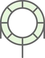 Trampoline Vector Icon Design