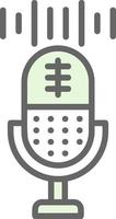 Voice Recording Vector Icon Design