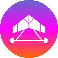 Gliding Vector Icon Design