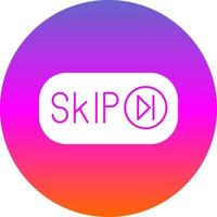 Skip Ad Vector Icon Design