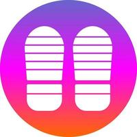 Footsteps Vector Icon Design
