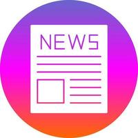 News Vector Icon Design