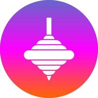 Top Spin Vector Icon Design