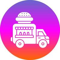 diseño de icono de vector de camión de comida