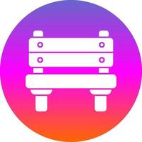 Bench Vector Icon Design