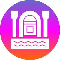 Rafting Vector Icon Design