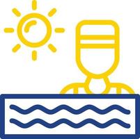 Swimming Vector Icon Design