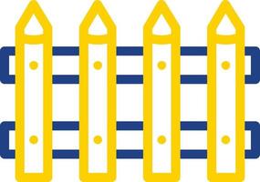Fence Vector Icon Design