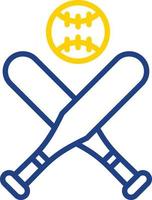 diseño de icono de vector de béisbol