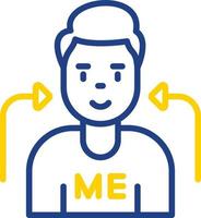 Myself Vector Icon Design