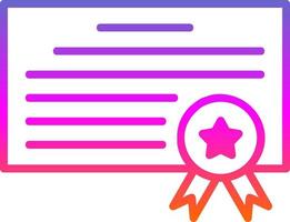 Diploma Vector Icon Design