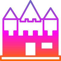 Castle Vector Icon Design