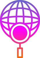 Global Search Vector Icon Design
