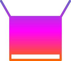 Open Box Vector Icon Design