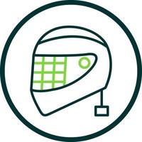 diseño de icono de vector de casco