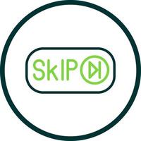 Skip Ad Vector Icon Design