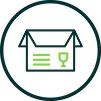 Open Box Vector Icon Design
