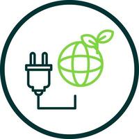 Save Energy Vector Icon Design